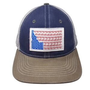 Idaho Patch Snapback Trucker Hat Multi One Size Adjustable Arcadian Outfitters